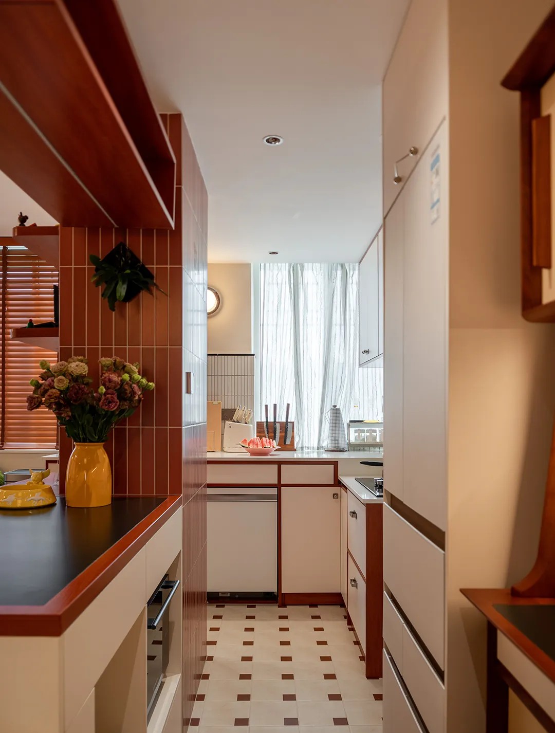 与家居博主的二搭中古风｜秋月｜全案托管设计